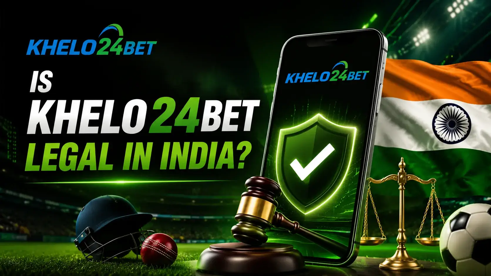 Khelo24bet is legal in India for skill based betting and casino play