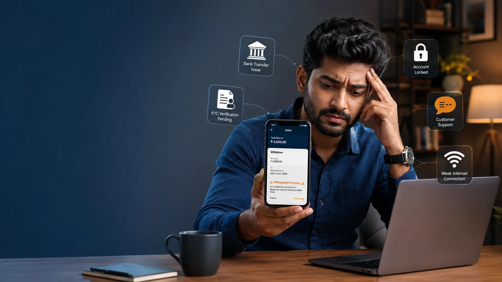 Khelo24 Withdrawal Problems