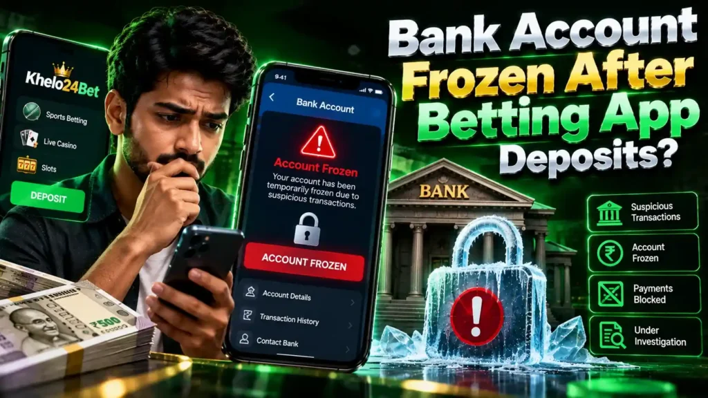 Bank Account Frozen When Betting App Pays Me? Understanding Mule Accounts & UPI Risks