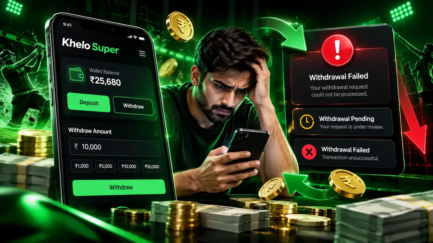 Khelo Super Withdrawal Problem - What Users Report and What to Do